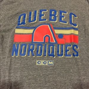 Quebec Nordiques CCM tee (M)